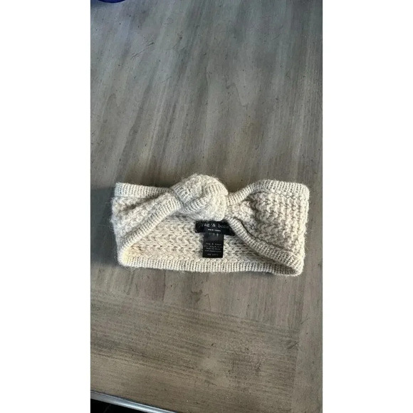 Rag & Bone 100% Alpaca Knit Knot Headband Winter Ear Warmer main image 4